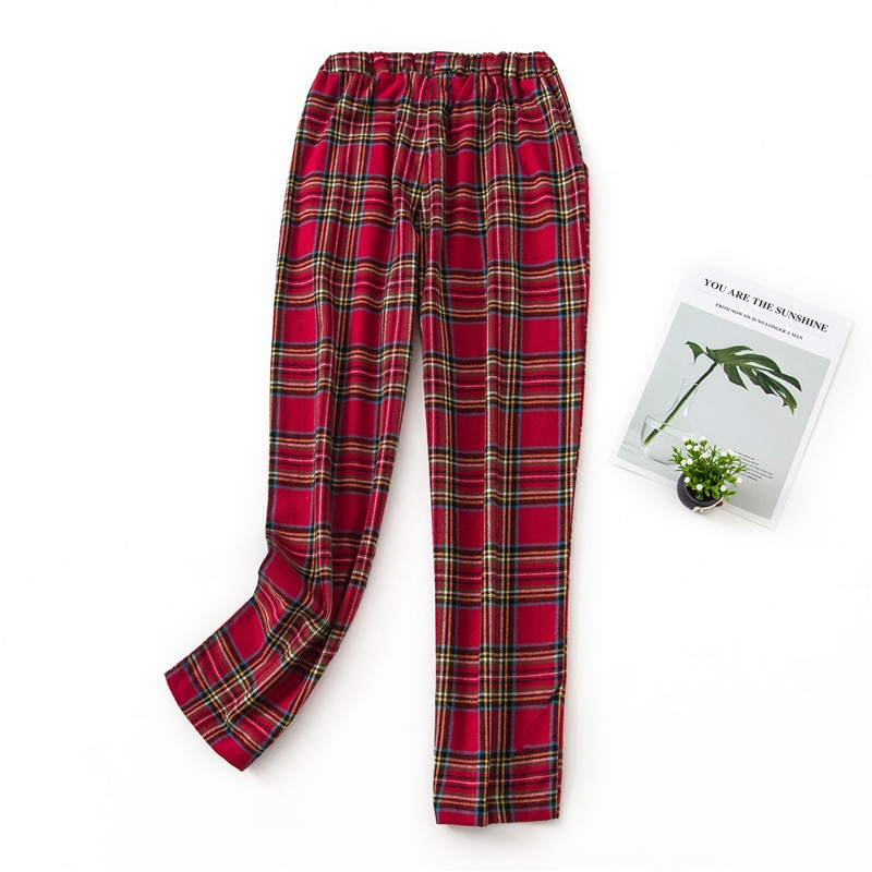 Women's Plaid Cotton Sleeping Pants » pandorasclozet