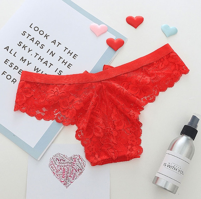 Women's Lace Bow Decorated Panties » Pandora's Clozet