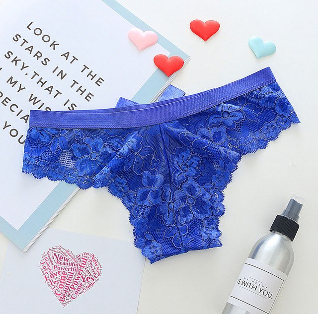 Women's Lace Bow Decorated Panties » Pandora's Clozet