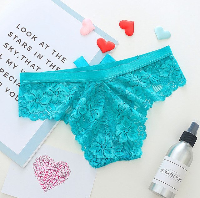 Women's Lace Bow Decorated Panties » Pandora's Clozet