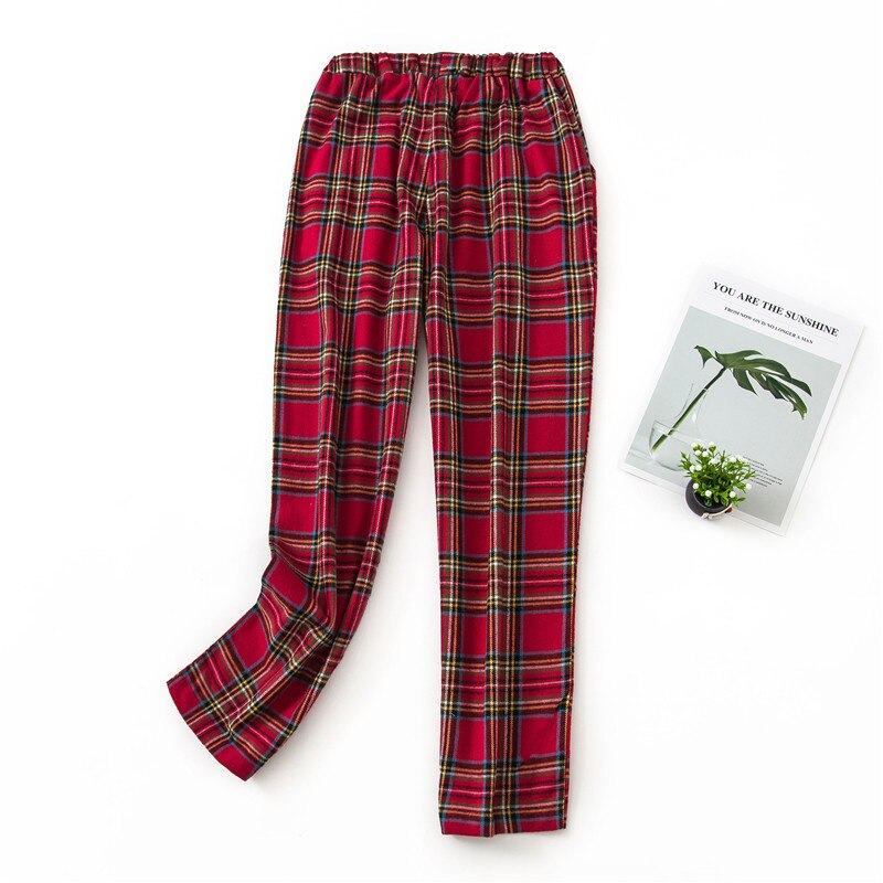 Women's Plaid Cotton Sleeping Pants Women's Plaid Cotton Sleeping Pants